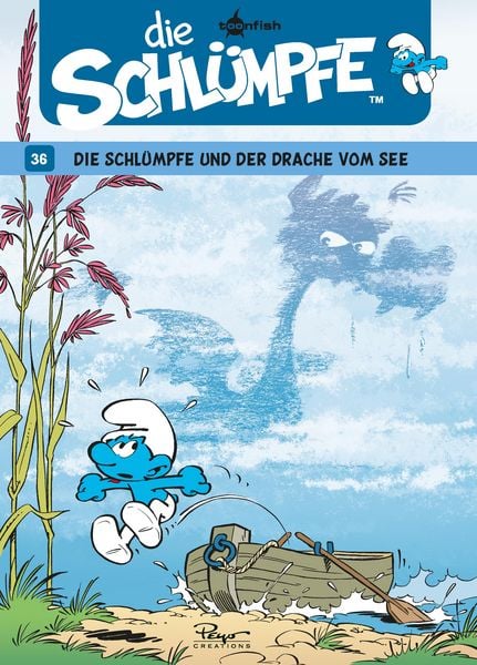 Produktbild: Die Schl&uuml;mpfe 36: Die Schl&uuml;mpfe und der Drache vom See