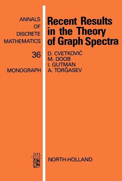 Produktbild: Recent Results in the Theory of Graph Spectra