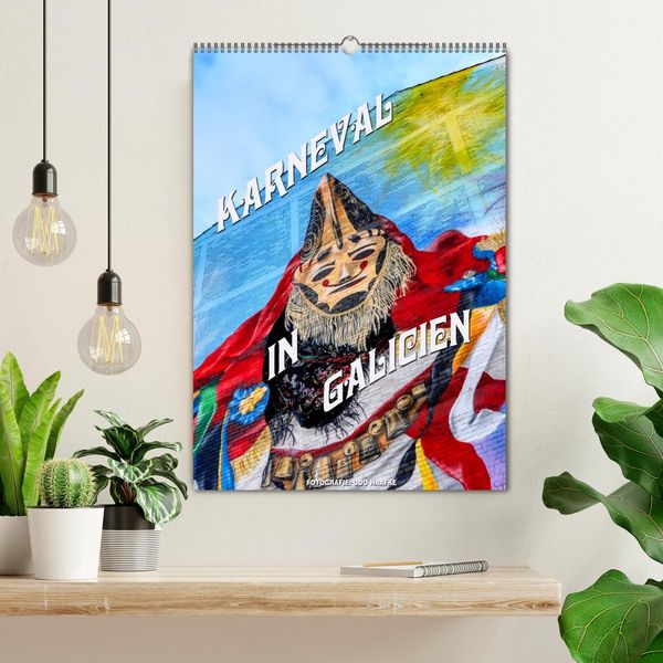 Produktbild: Karneval in Galicien (Wandkalender 2026 DIN A2 hoch), CALVENDO Monatskalender