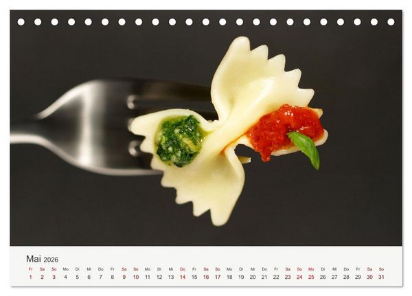 Produktbild: Vegan Food Kalender &ndash; Gerichte und Snacks (Tischkalender 2026 DIN A5 quer), CALVENDO Monatskalender