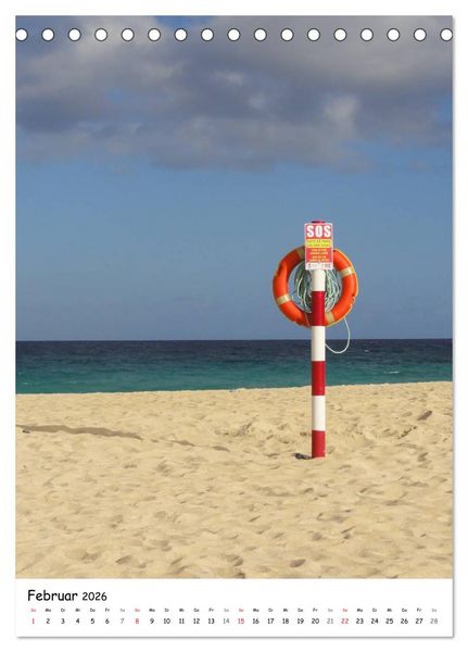 Produktbild: Fuerteventura -schlicht sch&ouml;n (Tischkalender 2026 DIN A5 hoch), CALVENDO Monatskalender