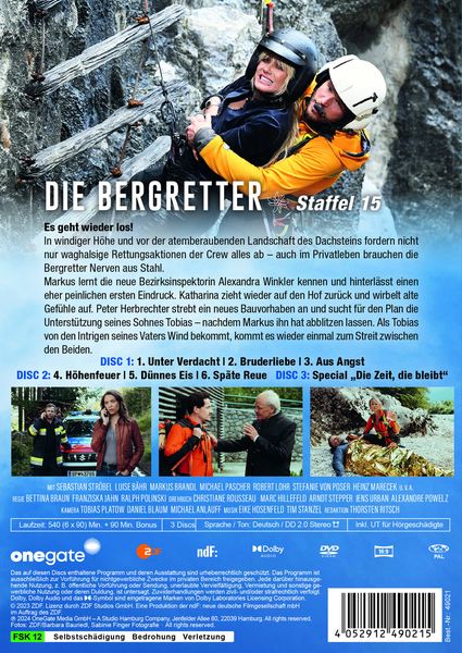 Produktbild: Die Bergretter Staffel 15 [3 DVDs]