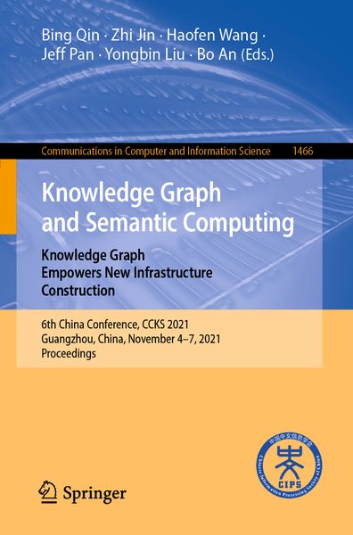 Produktbild: Knowledge Graph and Semantic Computing: Knowledge Graph Empowers New Infrastructure Construction