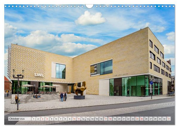 Produktbild: M&uuml;nster Impressionen (Wandkalender 2026 DIN A3 quer), CALVENDO Monatskalender
