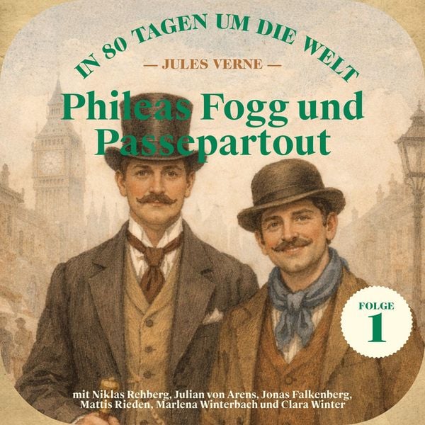 Produktbild: Phileas Fogg und Passepartout (In 80 Tagen um die Welt, Folge 1)