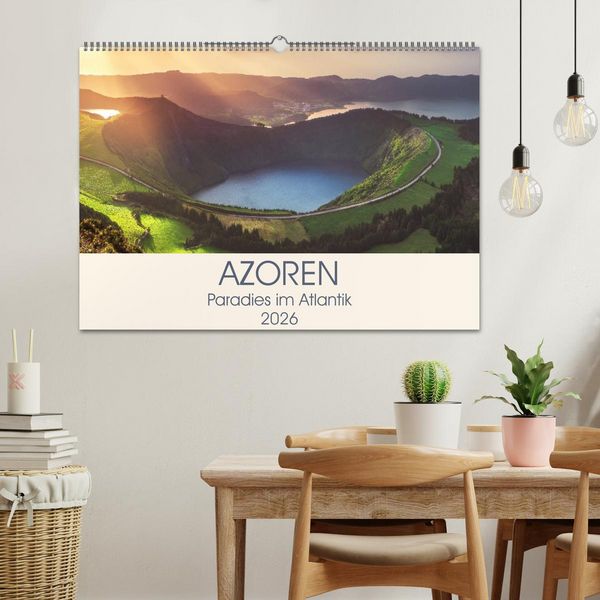Produktbild: Azoren &ndash; Paradies im Atlantik (Wandkalender 2026 DIN A2 quer), CALVENDO Monatskalender