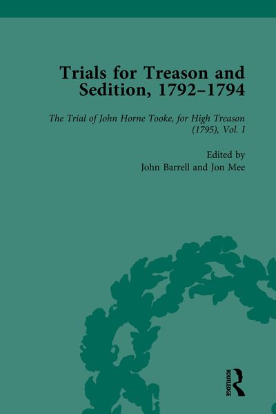 Produktbild: Trials for Treason and Sedition, 1792-1794, Part II vol 6