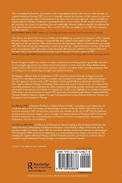 Produktbild: Cognitive Behavior Therapy in Counseling Practice