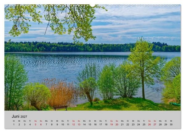 Produktbild: Biosph&auml;renreservat Schaalsee (Wandkalender 2027 DIN A2 quer), CALVENDO Monatskalender