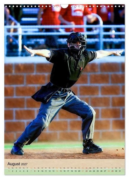 Produktbild: Baseball Power (Wandkalender 2027 DIN A3 hoch), CALVENDO Monatskalender