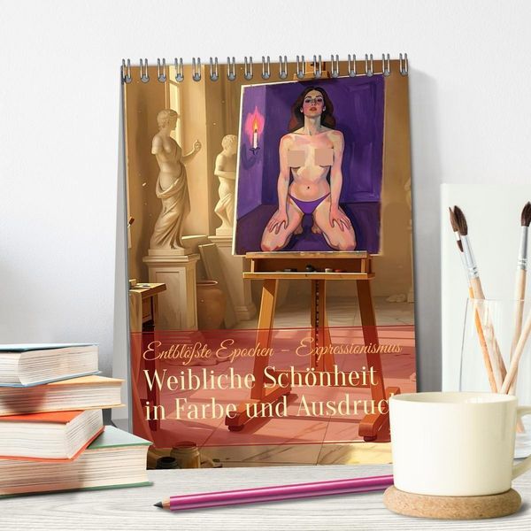 Produktbild: Entbl&ouml;&szlig;te Epochen &ndash; Expressionismus (Tischkalender 2027 DIN A5 hoch), CALVENDO Monatskalender