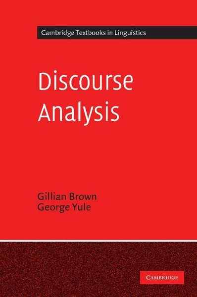 Produktbild: Discourse Analysis