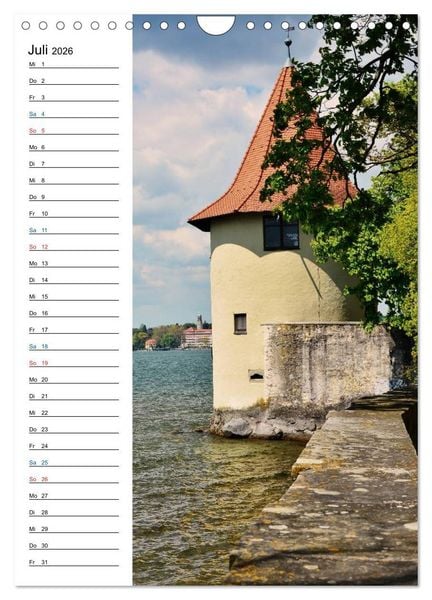 Produktbild: Lindau - Inselstadt am Bodensee (Wandkalender 2026 DIN A4 hoch), CALVENDO Monatskalender