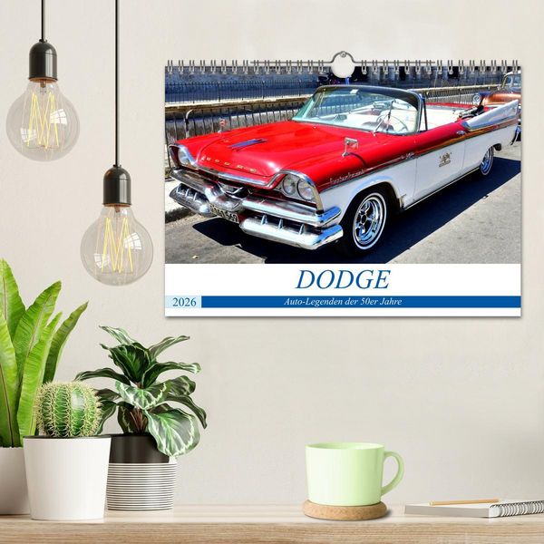Produktbild: DODGE - Auto-Legenden der 50er Jahre (Wandkalender 2026 DIN A4 quer), CALVENDO Monatskalender