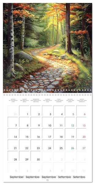 Produktbild: Artistic Paths (Wall Calendar 2026 12 &times; 12 Inch) CALVENDO 12 Month Wall Calendar