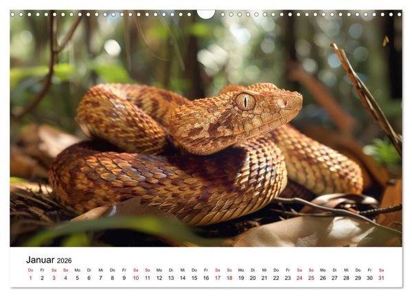 Produktbild: Wildes Down Under: Tiere des Australischen Kontinents (Wandkalender 2026 DIN A3 quer), CALVENDO Monatskalender