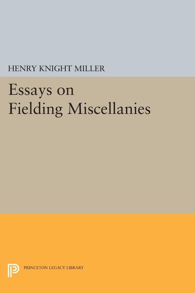 Produktbild: Essays on Fielding Miscellanies