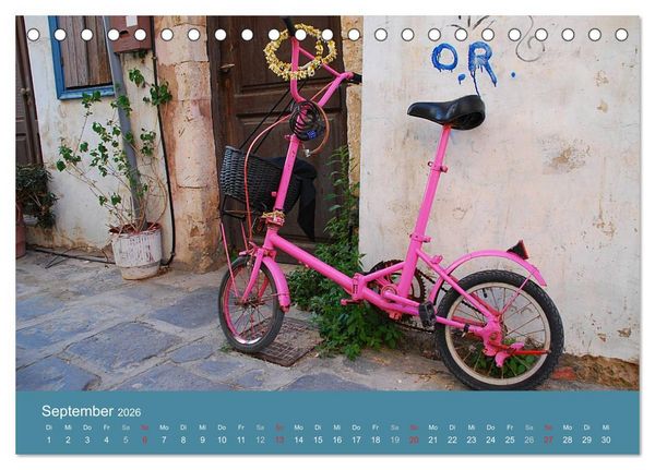 Produktbild: Das Fahrrad 2026 (Tischkalender 2026 DIN A5 quer), CALVENDO Monatskalender
