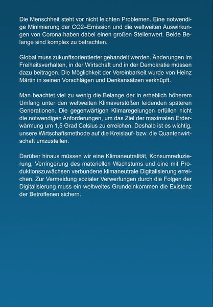 Produktbild: Wir m&uuml;ssen f&uuml;r die Menschheit auf unserem Planeten Vieles &auml;ndern
