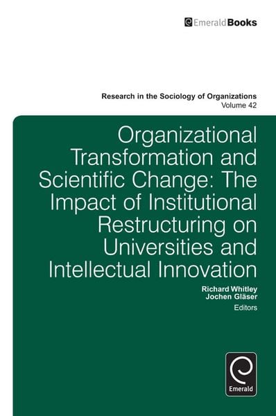 Produktbild: Organisational Transformation and Scientific Change