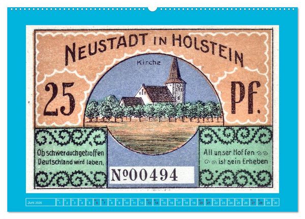 Produktbild: Gru&szlig; aus Neustadt in Holstein (hochwertiger Premium Wandkalender 2026 DIN A2 quer), Kunstdruck in Hochglanz