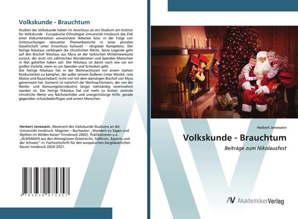 Volkskunde - Brauchtum, Taschenbuch von Herbert Jenewein, AV Akademikerverlag, 9783639475357