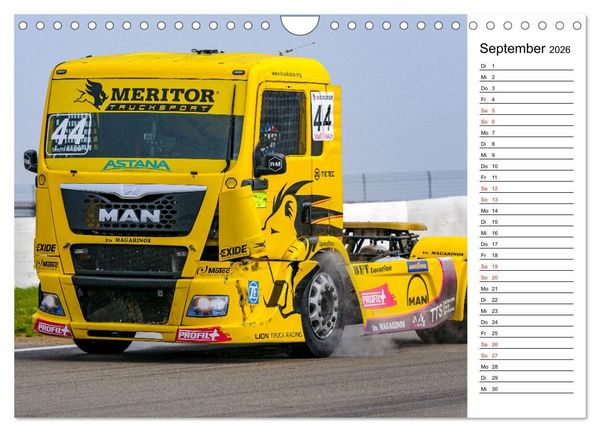 Produktbild: Faszination Truck Rennsport (Wandkalender 2026 DIN A4 quer), CALVENDO Monatskalender