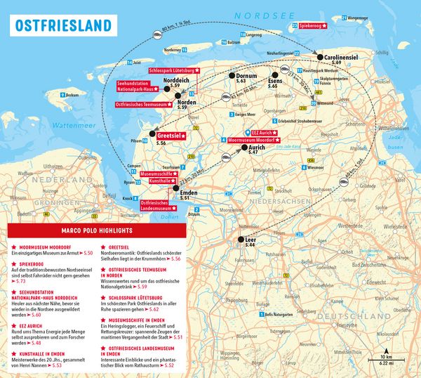 Produktbild: MARCO POLO Reisef&uuml;hrer Ostfriesland, Nordseek&uuml;ste Niedersachsen, Helgoland