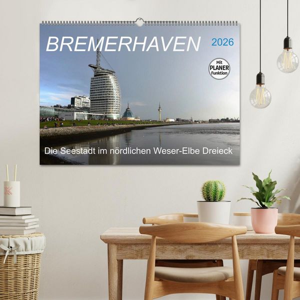 Produktbild: BREMERHAVEN - 2026 (Wandkalender 2026 DIN A2 quer), CALVENDO Monatskalender