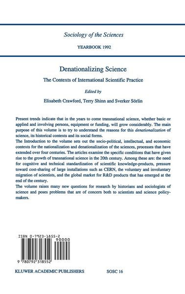 Produktbild: Denationalizing Science