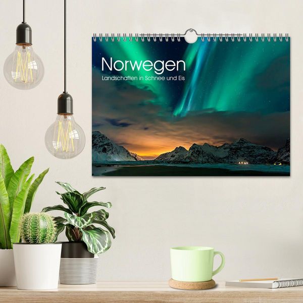 Produktbild: Norwegen, Landschaften in Schnee und Eis (Wandkalender 2026 DIN A4 quer), CALVENDO Monatskalender