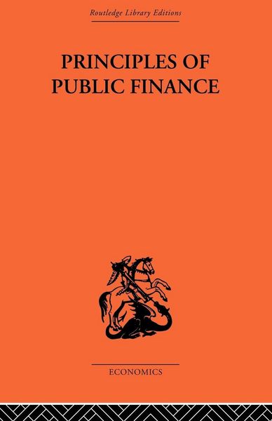 Produktbild: Principles of Public Finance