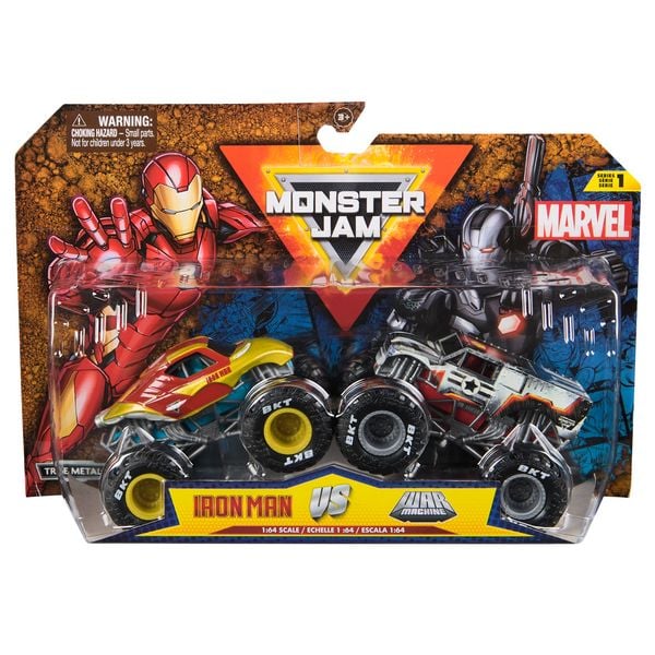 Produktbild: Monster Jam - Zweier-Pack Original Monster Trucks im Marvel Superhelden-Design