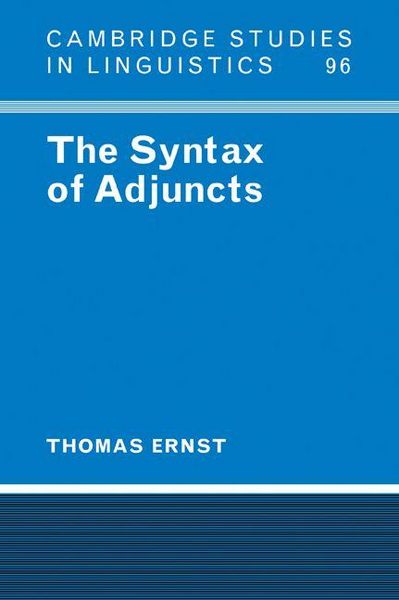 Produktbild: The Syntax of Adjuncts