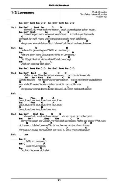 Produktbild: Die &auml;rzte: Songbook f&uuml;r Gitarre - Update-Version inkl. HELL