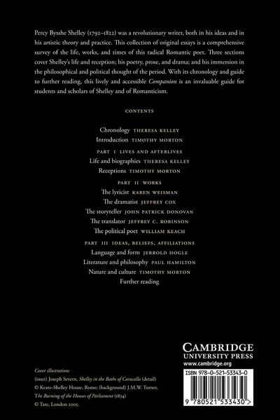 Produktbild: The Cambridge Companion to Shelley