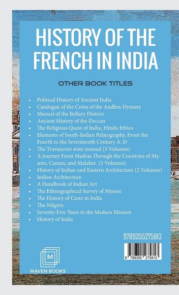 Produktbild: History Of The French in India