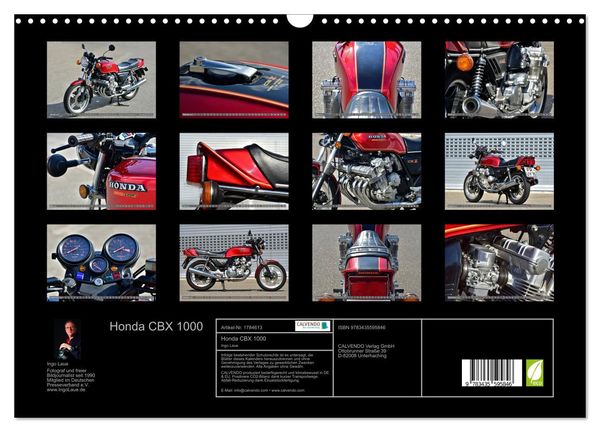 Produktbild: Honda CBX 1000 (Wandkalender 2025 DIN A3 quer), CALVENDO Monatskalender