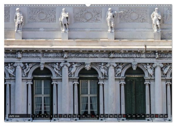 Produktbild: VENEDIG charmante Details (hochwertiger Premium Wandkalender 2026 DIN A2 quer), Kunstdruck in Hochglanz