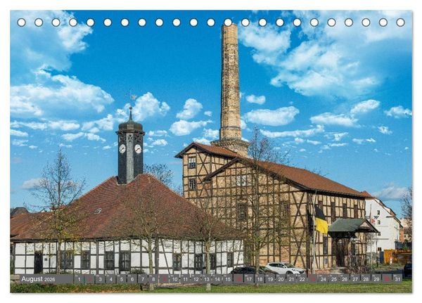 Produktbild: Blickpunkte Halle (Saale) (Tischkalender 2026 DIN A5 quer), CALVENDO Monatskalender