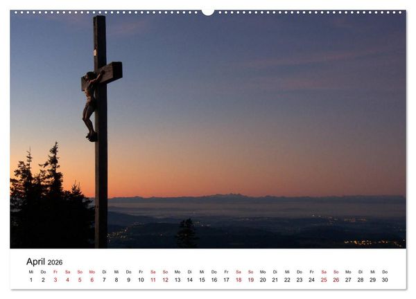 Produktbild: Gipfelkreuze im B&ouml;hmerwald (Wandkalender 2026 DIN A2 quer), CALVENDO Monatskalender