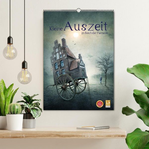 Produktbild: Kleine Auszeit im Reich der Fantasie (Wandkalender 2026 DIN A2 hoch), CALVENDO Monatskalender