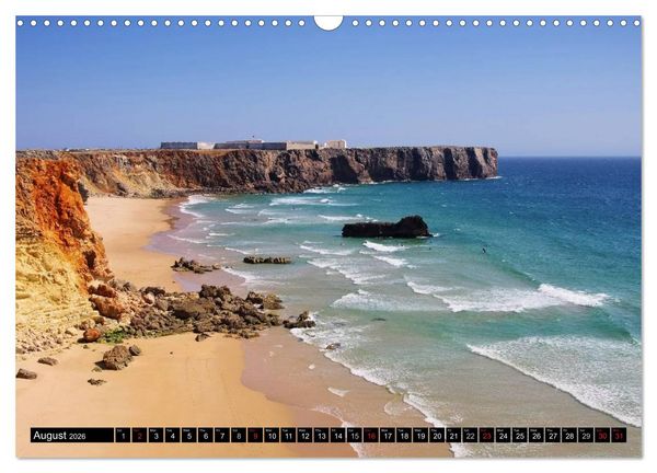 Produktbild: Algarve - The most beautiful European coast (Wall Calendar 2026 DIN A3 landscape), CALVENDO 12 Month Wall Calendar