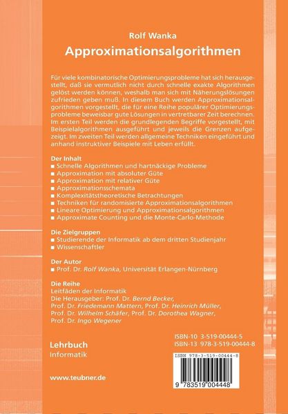 Produktbild: Approximationsalgorithmen