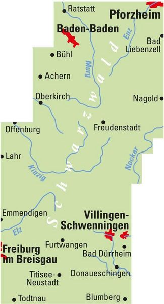 Produktbild: ADFC-Regionalkarte Traumhafte E-Bike-Touren im Schwarzwald, 1:75.000, mit Tagestourenvorschl&auml;gen, rei&szlig;- und wetterfest, GPS-Tracks-Download
