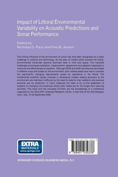 Produktbild: Impact of Littoral Environmental Variability on Acoustic Predictions and Sonar Performance