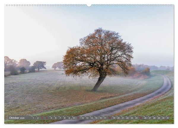 Produktbild: Naturlandschaft Elbe - Im Wechsel der Jahreszeiten (hochwertiger Premium Wandkalender 2026 DIN A2 quer), Kunstdruck in Hochglanz