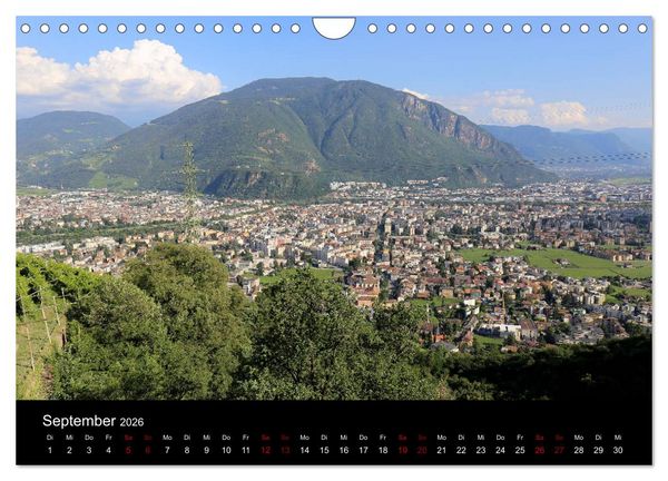Produktbild: Bozen 2026 (Wandkalender 2026 DIN A4 quer), CALVENDO Monatskalender