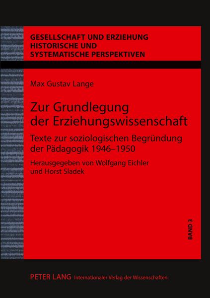 Produktbild: Zur Grundlegung der Erziehungswissenschaft