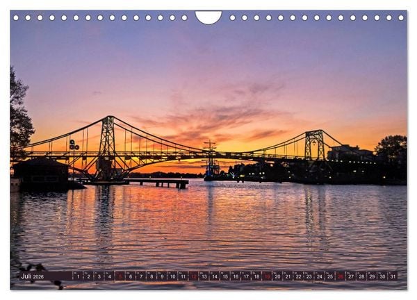 Produktbild: Wilhelmshaven, maritime Bilderreise (Wandkalender 2026 DIN A4 quer), CALVENDO Monatskalender